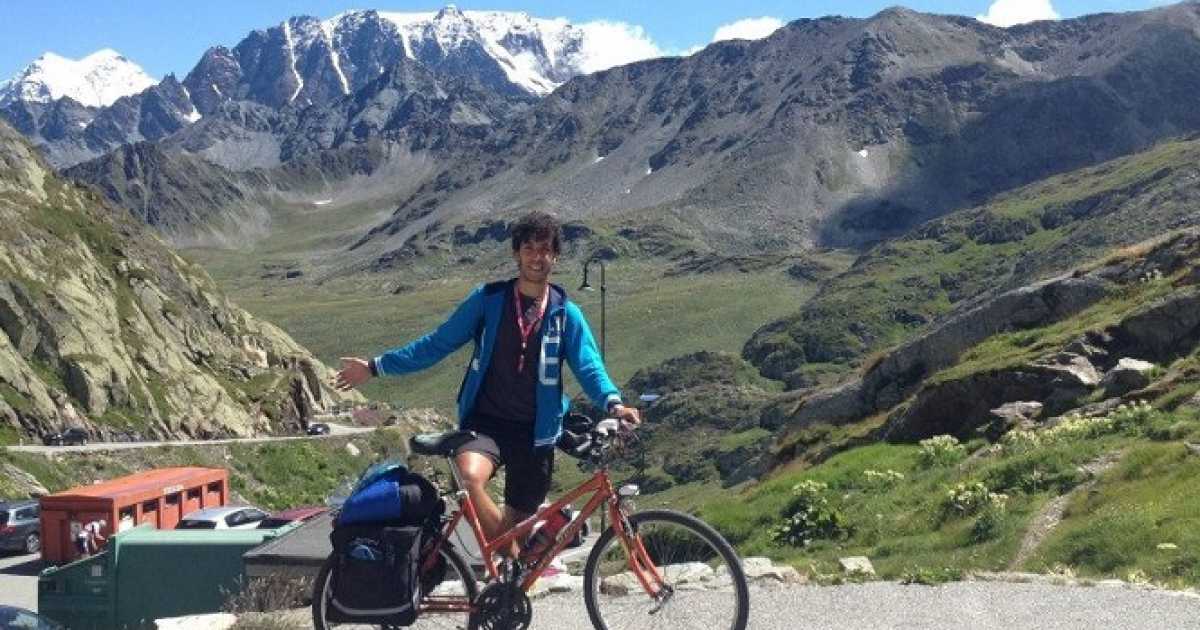 Rutigliano, l'avventura del 20enne Giuseppe: in bici per 800 km sulla via Francigena